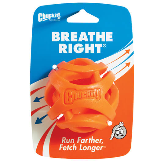 Loptička pre psa Chuckit! Breath Right 1 kus - veľkosť L (priemer 7,5 cm)
