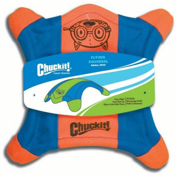 Lietajúci tanier v tvare veveričky Chuckit! - veľkosť S (priemer 22,5 cm)