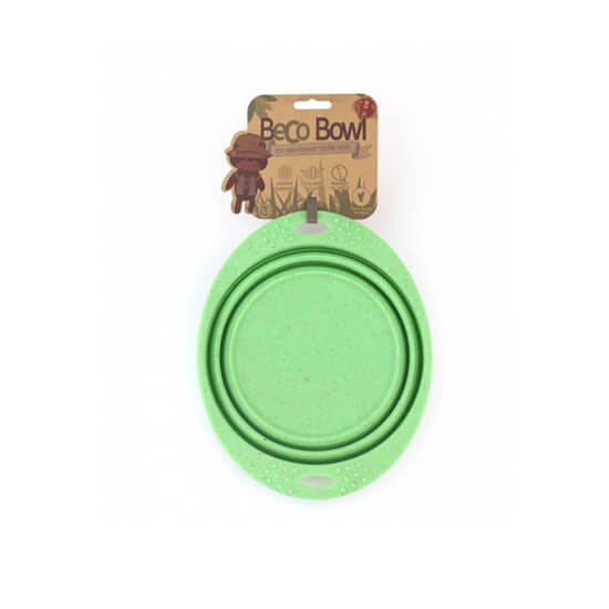 Skladacia miska Beco Bowl Travel zelená - veľkosť M (objem 0,75 l)