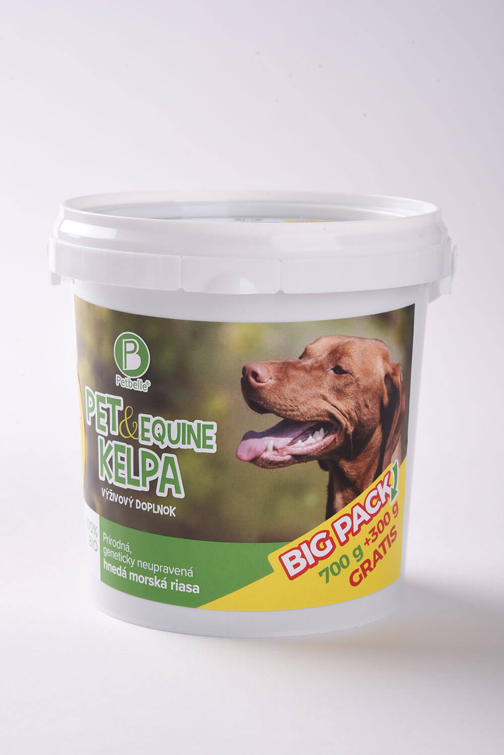Doplnok výživy pre psa Petbelle Pet & Equine Kelpa - prírodný zdroj vitamínov a minerálov 700 g + 300 g GRÁTIS