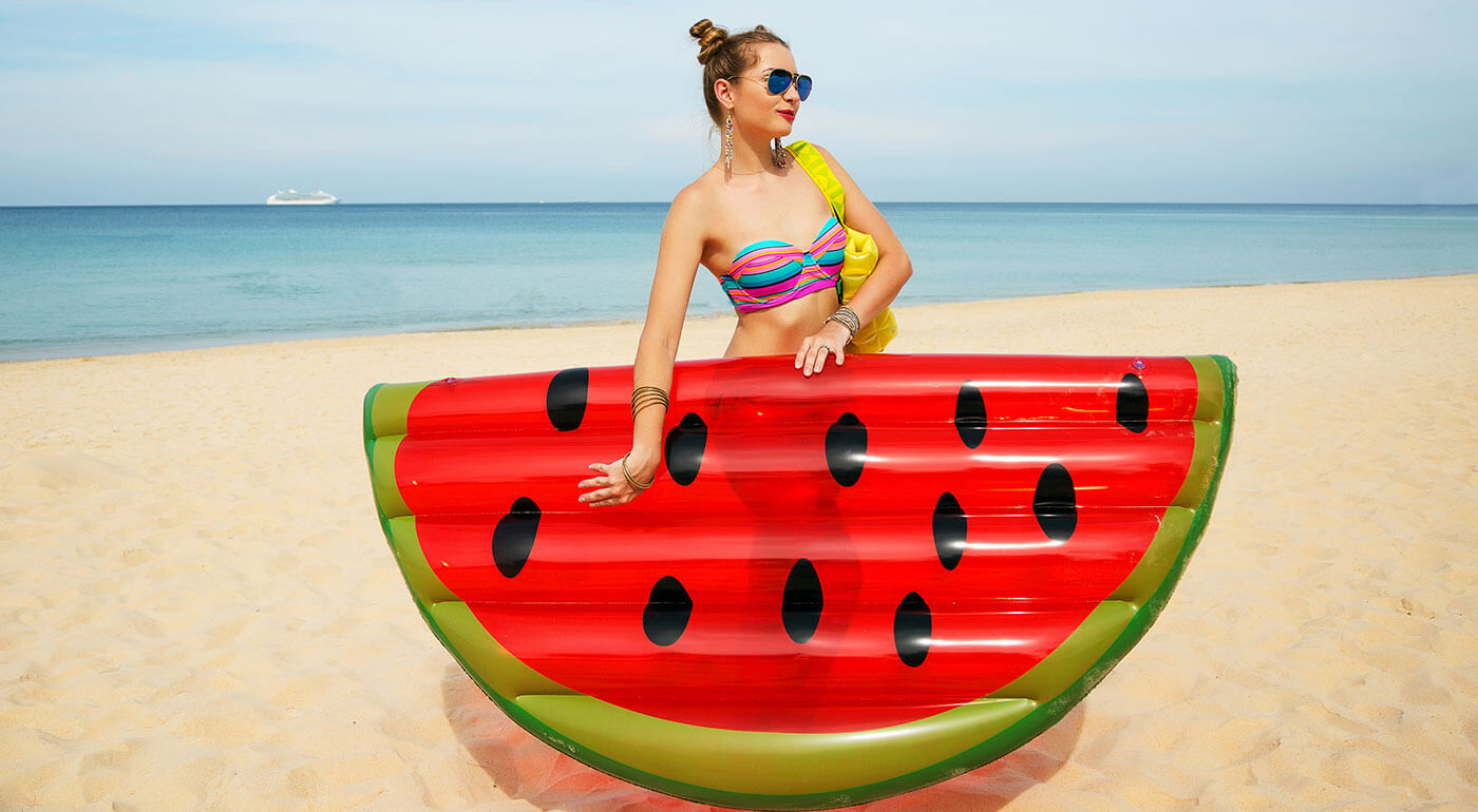 Trendy nafukovačky v tvare ovocia