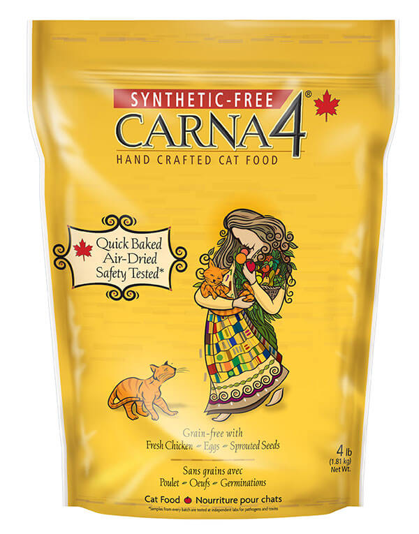 Krmivo pre mačky Carna4 s kuracím mäsom 1,8 kg