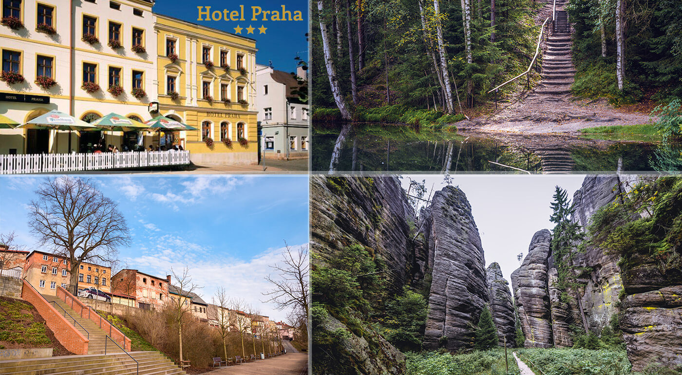 Broumov, Hotel Praha***: pobyt s polpenziou