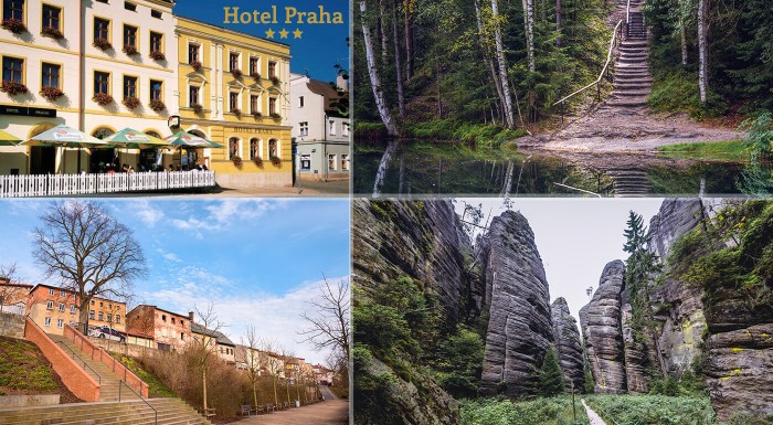 Broumov, Hotel Praha***: pobyt s polpenziou