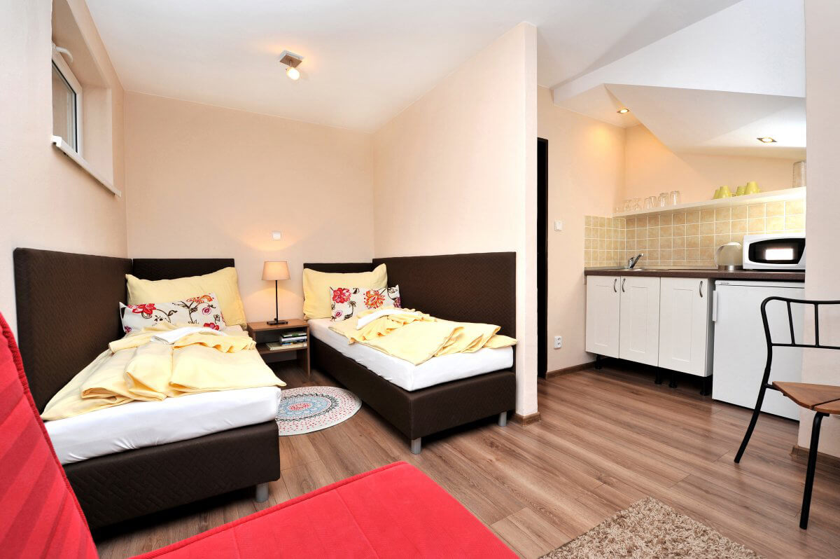 Pobyt pre 2 osoby na 3 dni (2 noci) vo Vilkových štúdiách Tatry Holiday