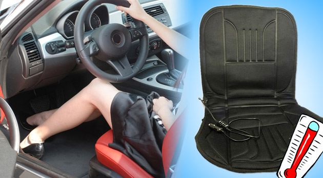 Vyhrievacia podložka na sedadlá do auta. Super pomocník na chladné a zimné dni.