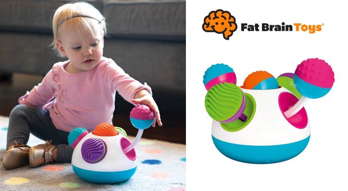 Senzorická hračka Klickity od 12 mesiacov