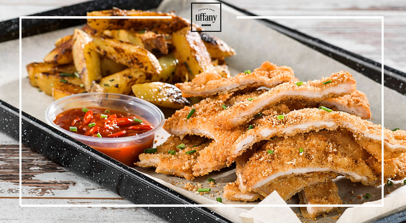 Burger, palacinky, rezeň aj šalát v Tiffany Food