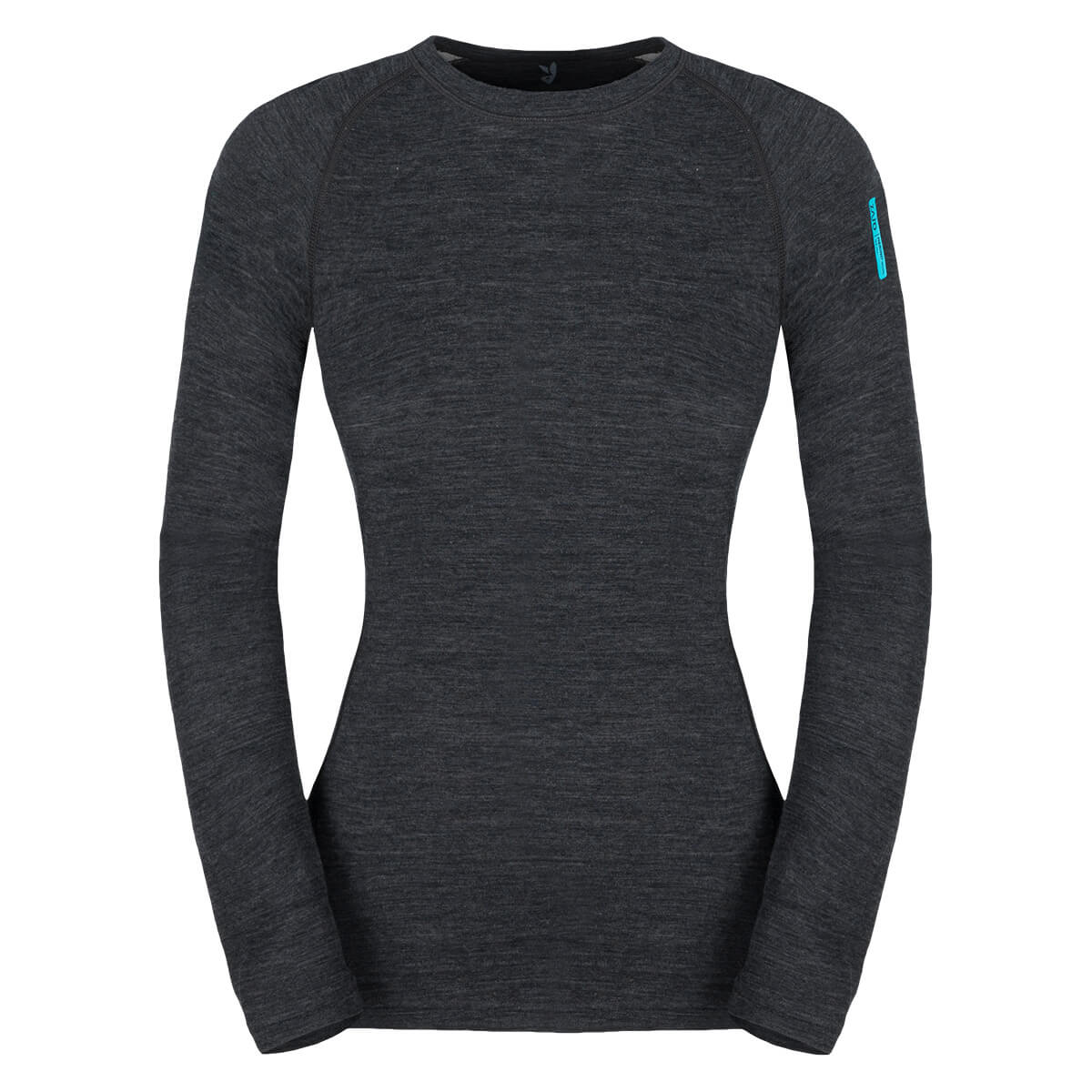 Dámske tričko Zajo Nora Merino W T-shirt LS Black - veľkosť XS