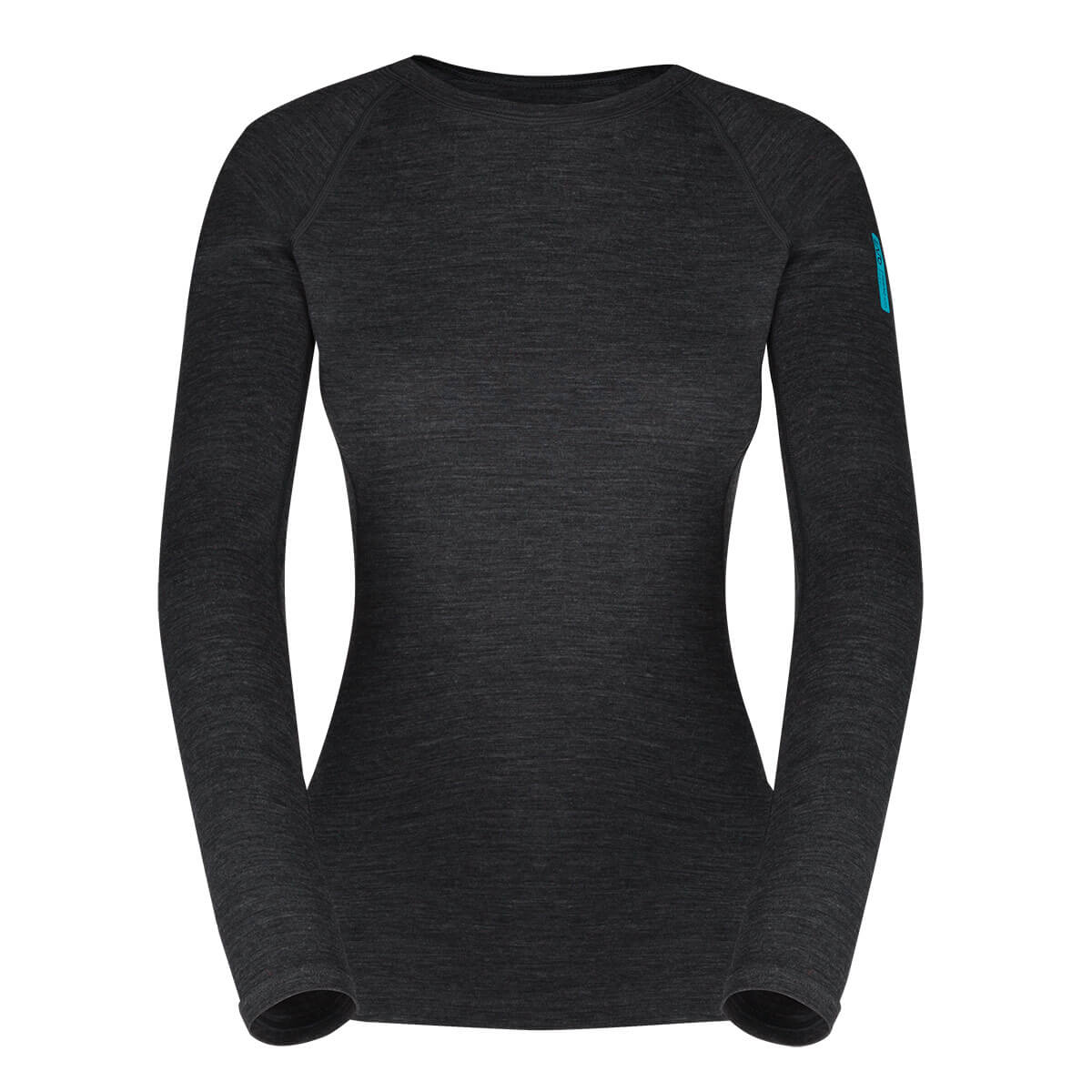 Dámske tričko Zajo Elsa Merino Nylon W T-shirt LS Black - veľkosť XS