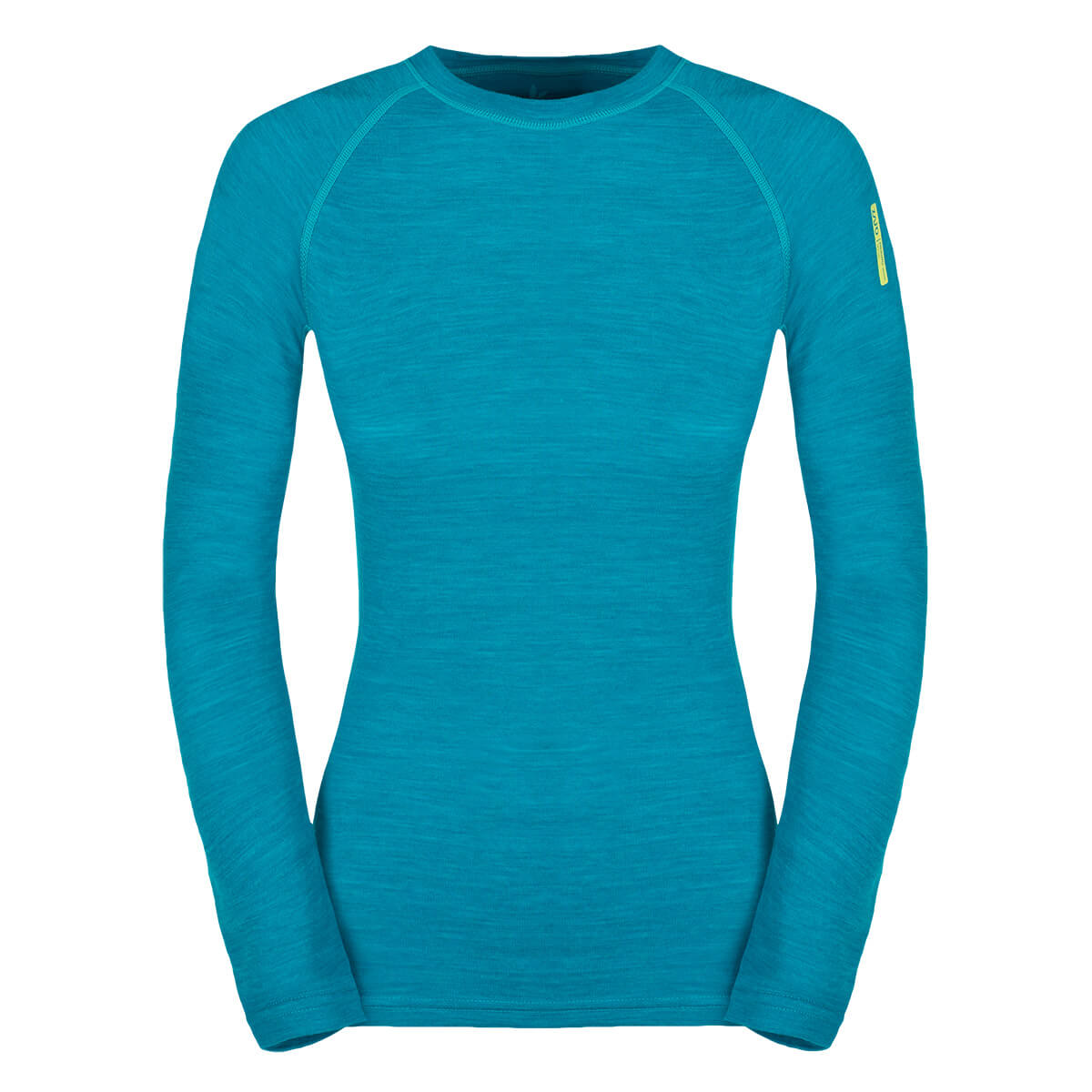 Dámske tričko Zajo Nora Merino W T-shirt LS Enamel Blue - veľkosť XS