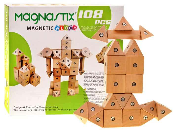 Drevená stavebnica Magnastix 21 dielov