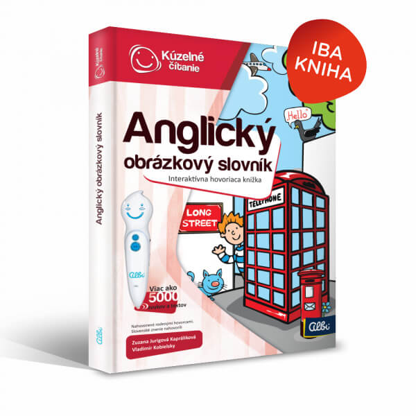 ALBI Kúzelné čítanie: kniha Anglický obrázkový slovník
