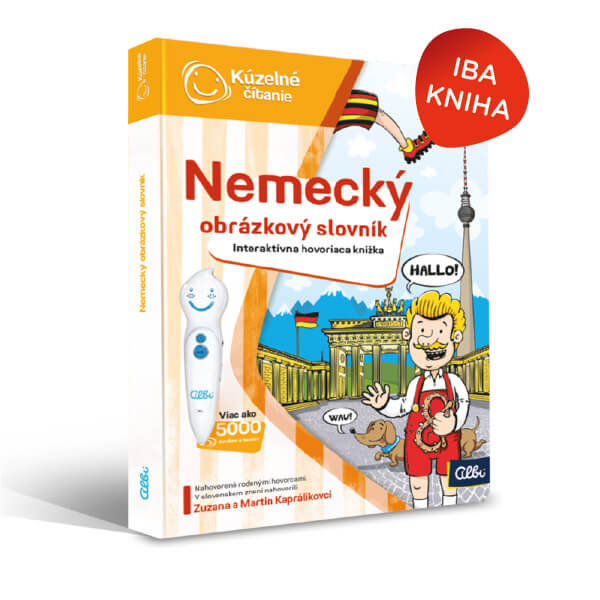 ALBI Kúzelné čítanie: kniha Nemecký obrázkový slovník