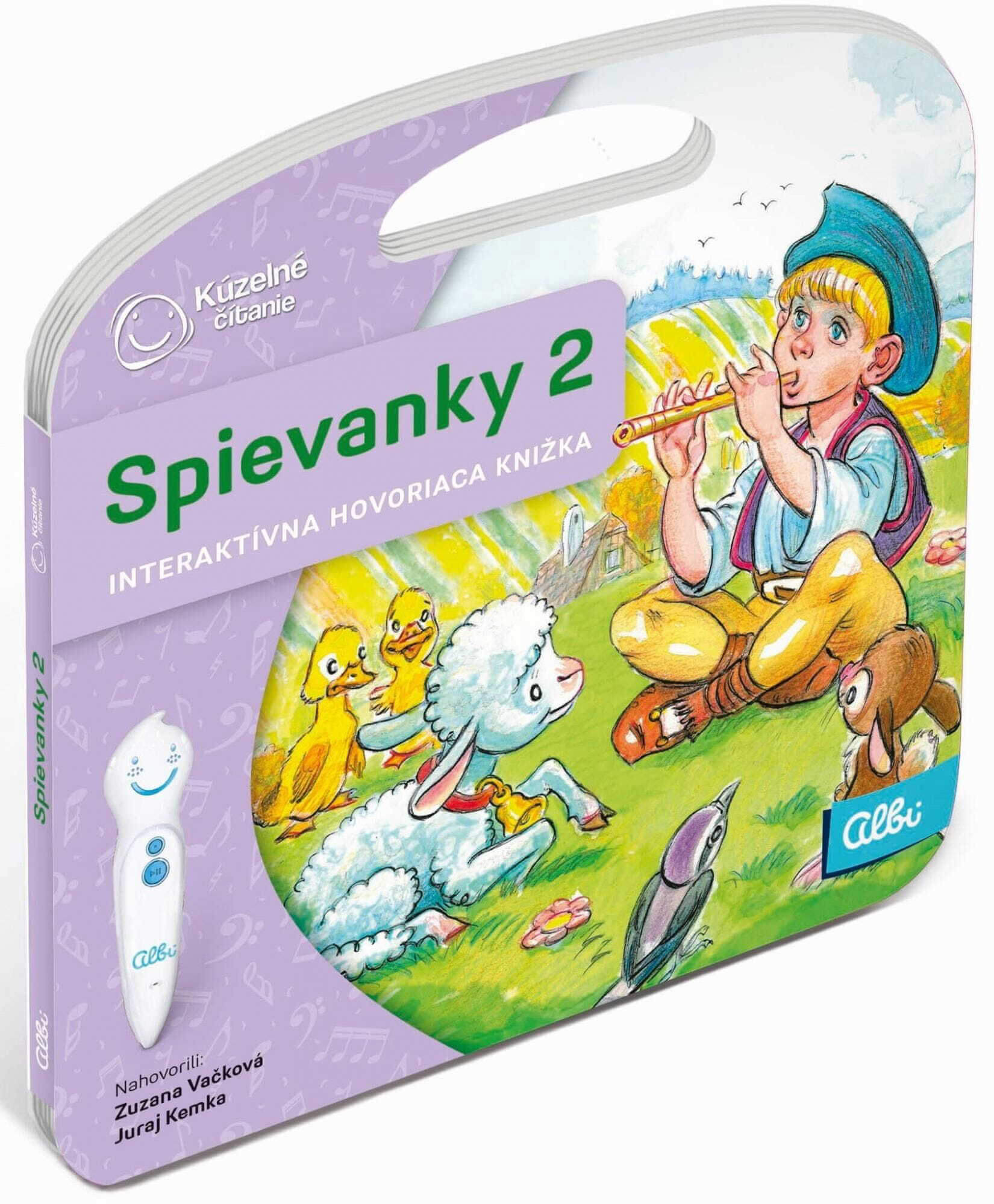 ALBI Kúzelné čítanie: kniha Spievanky 2