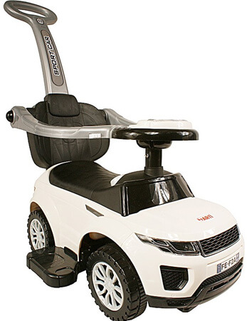 Detské odrážadlo Sport Car Deluxe - biele