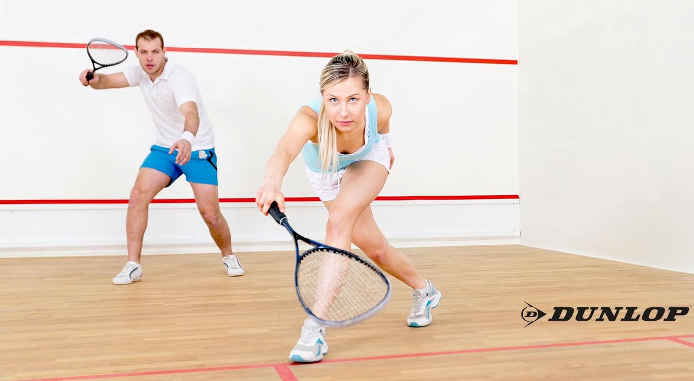 Squashové rakety a loptičky Dunlop