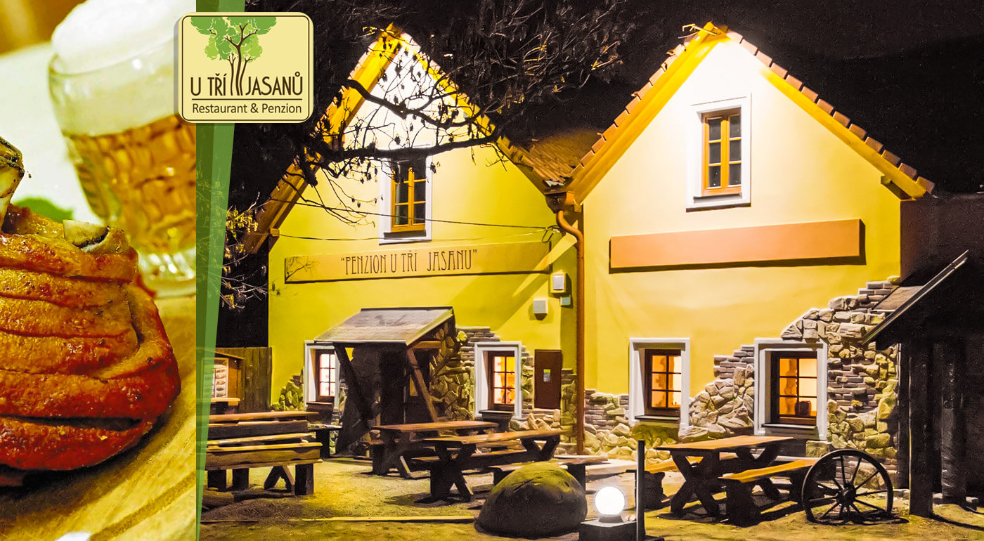 Pobyt v Penzióne U Tří Jasanů neďaleko Znojma