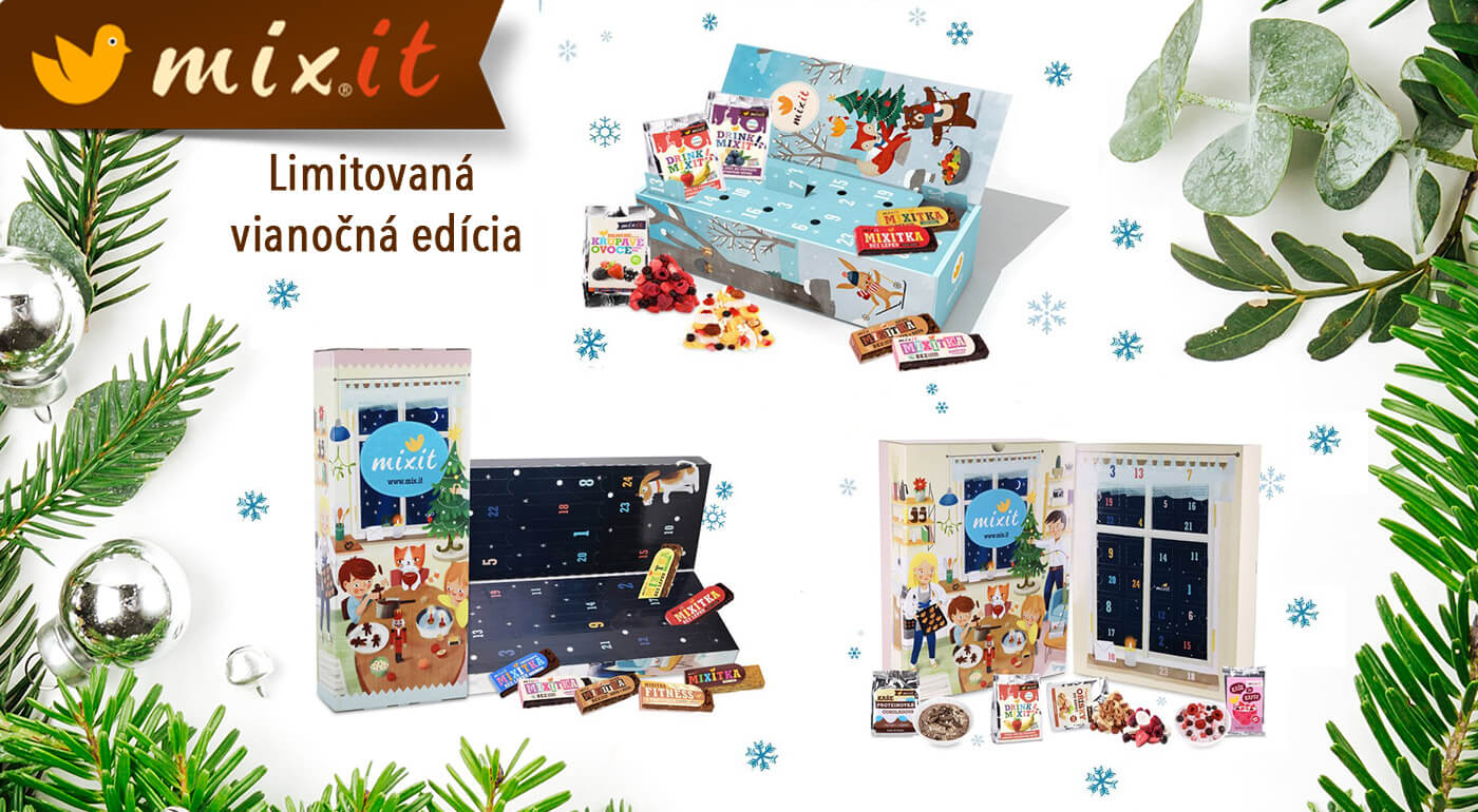 Limitiovaná vianočná edícia MIXIT