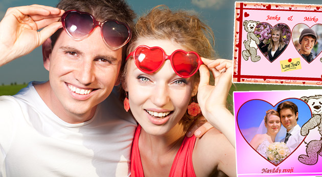 Originálne fotografie, fotomagnetky a obraz z vašich fotografií. Krásny darček pre vašu polovičku na sv. Valentína!