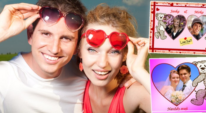 Originálne fotografie, fotomagnetky a obraz z vašich fotografií. Krásny darček pre vašu polovičku na sv. Valentína!