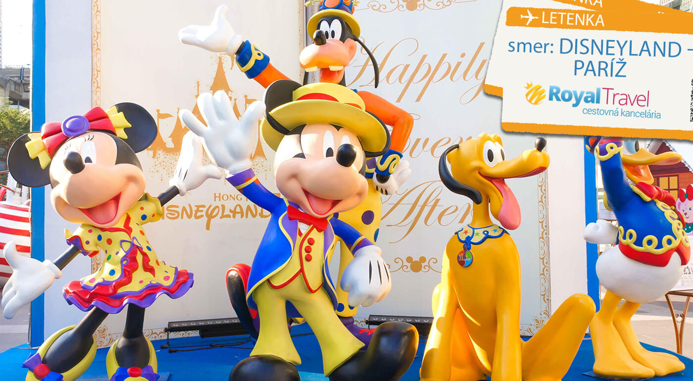 4-dňový letecký zájazd Paríž a Disneyland