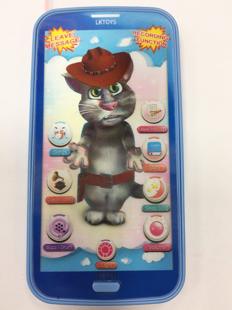 Detský telefón Talking Tom modrý