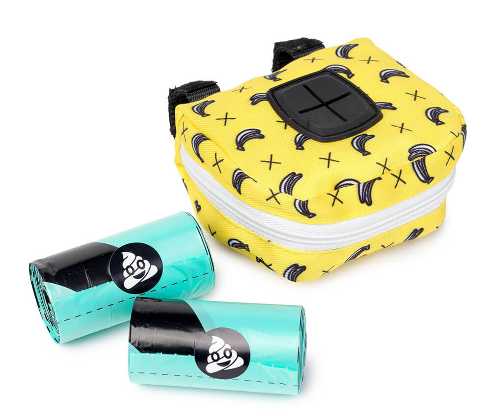 Dávkovač na sáčky FuzzYard Monkey Mania a 30 ks sáčkov (2 rolky x 15 sáčkov)