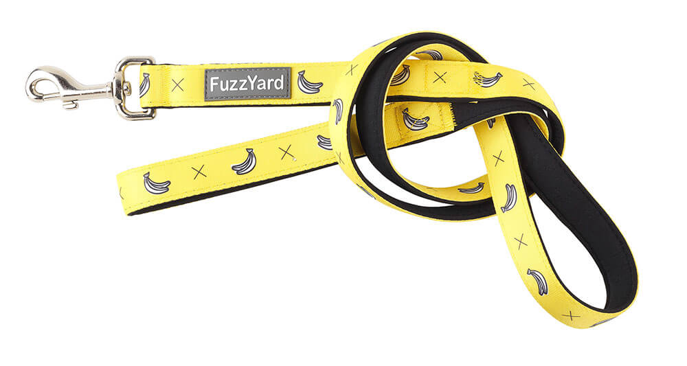 Neoprénové vodítko pre psa FuzzYard Monkey Mania - veľkosť S