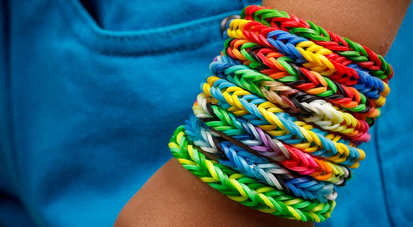 Farebné gumičky Loom Bands