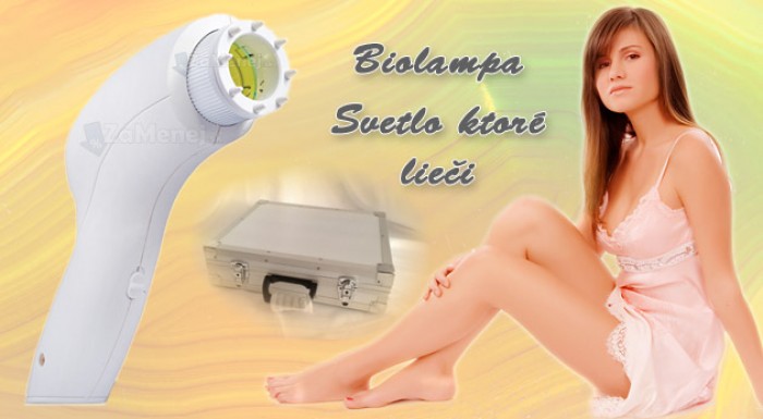 Pocíťte účinky svetelnej terapie. Biolampa s 3 farebnými filtrami a praktickým kufríkom.