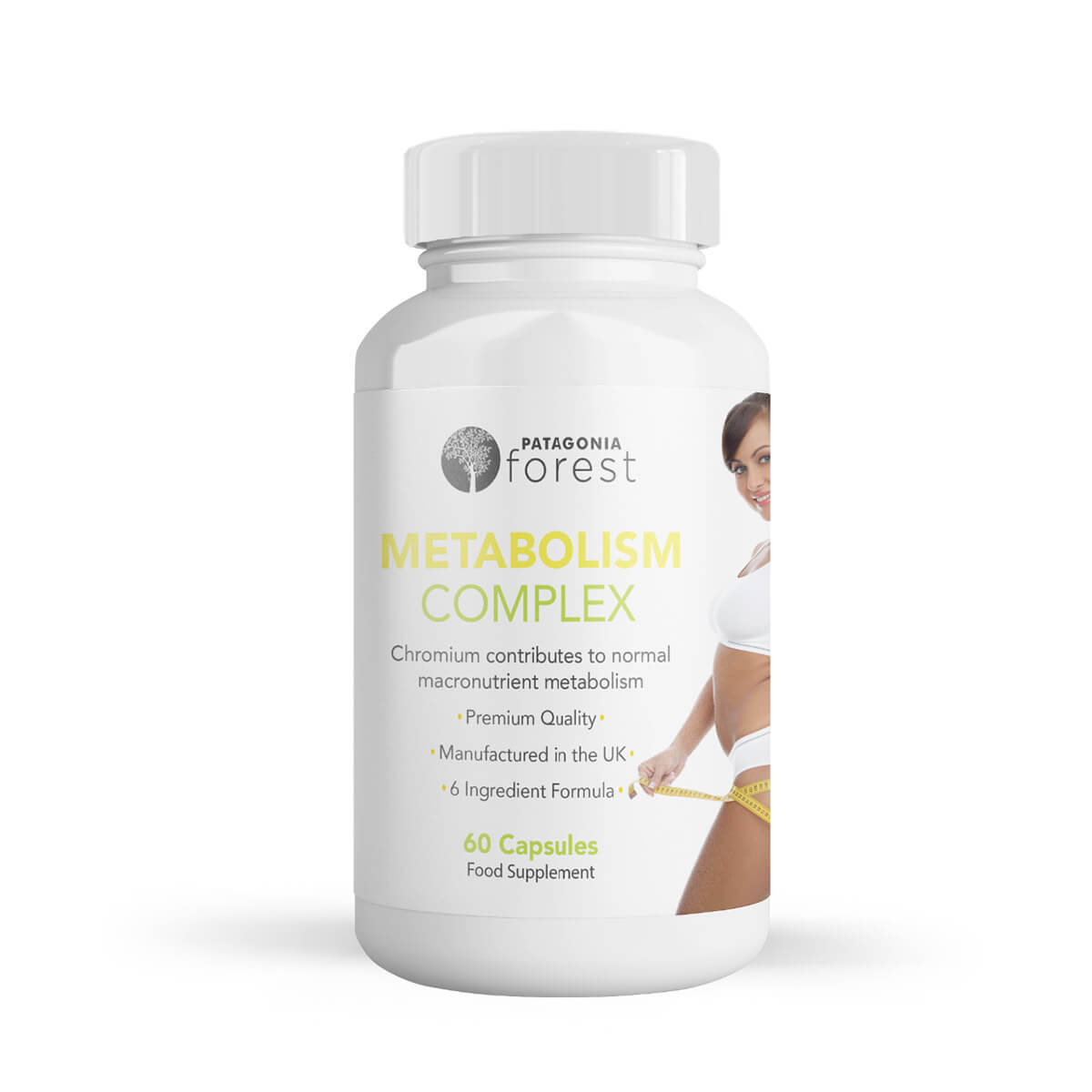 Patagonia Forest: Metabolism Complex - spaľovač tukov a cukrov (balenie 60 kapsúl)