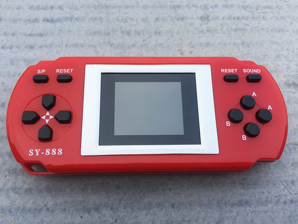 Hracia konzola červená