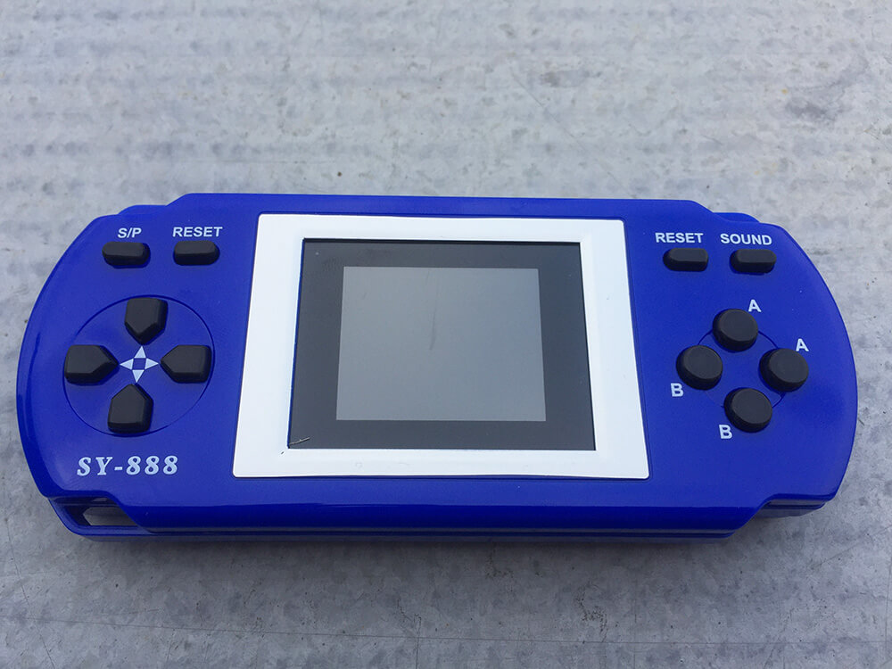 Hracia konzola tmavomodrá