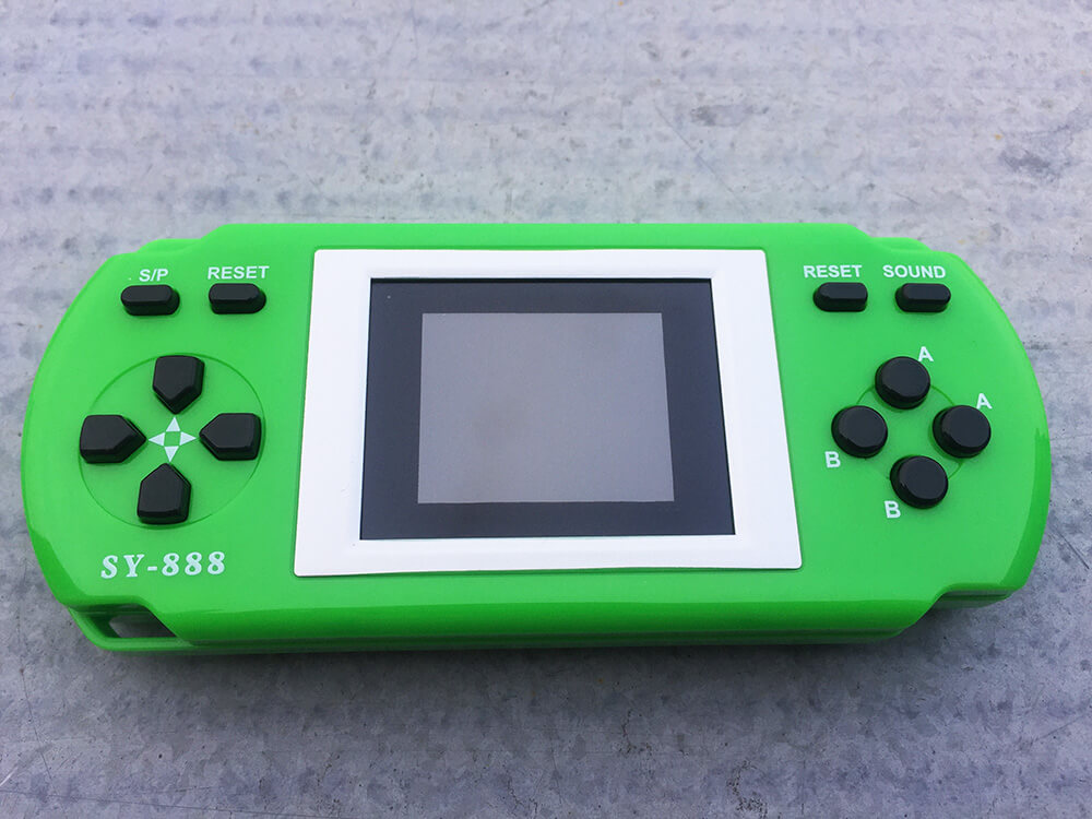 Hracia konzola zelená