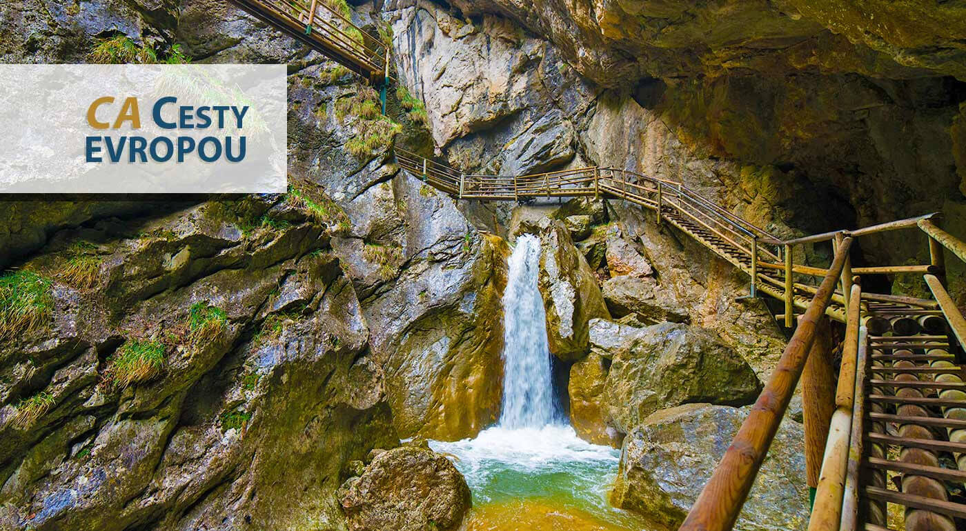 Medvedia tiesňava - Bärenschützklamm v Rakúsku