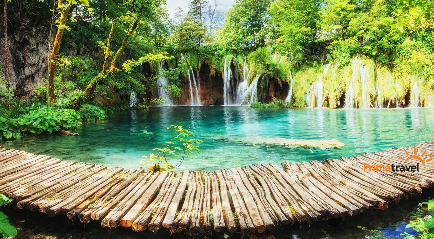 Poznávací zájazd Plitvické jazerá v Chorvátsku