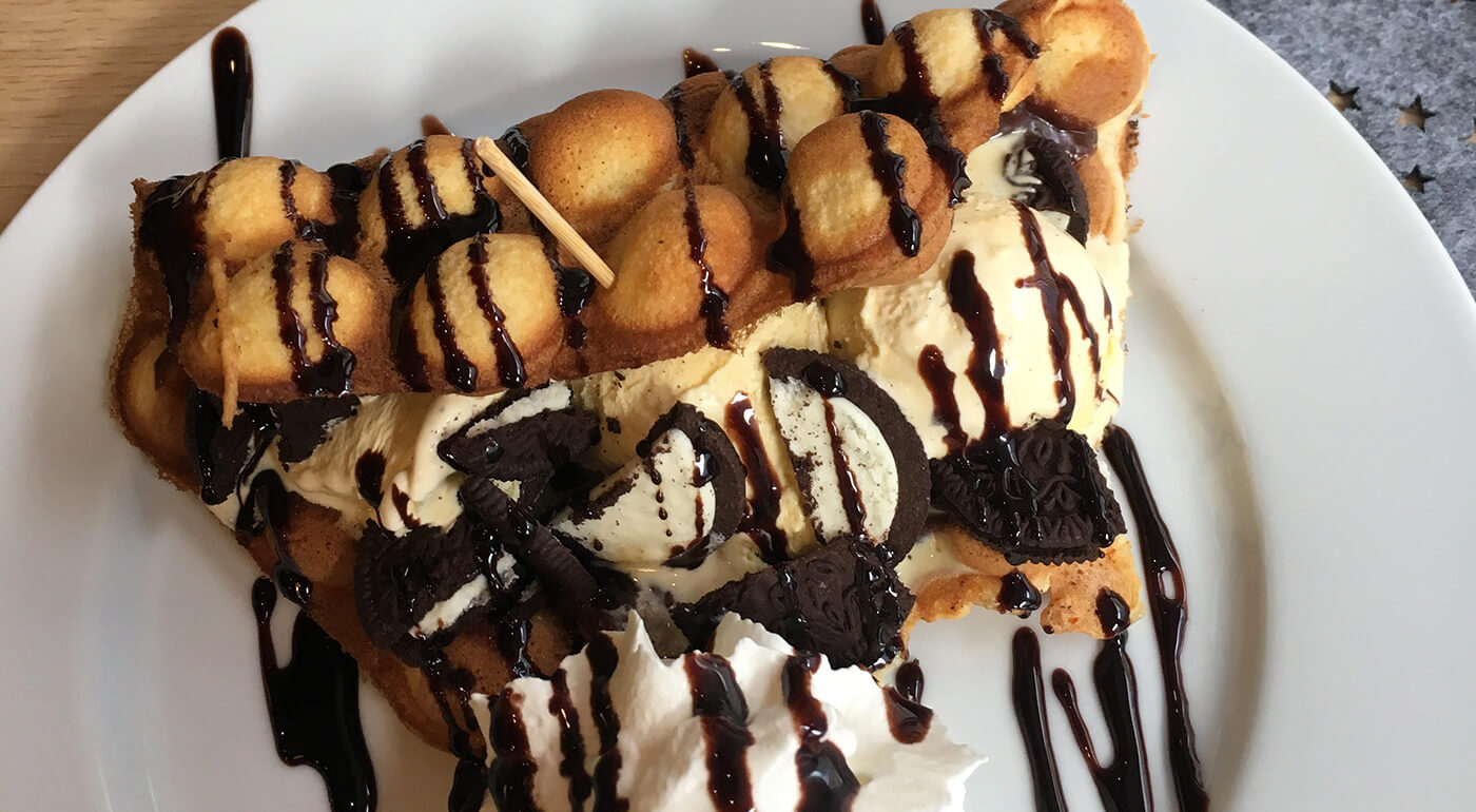 Bublinkové vafle alebo palacinky