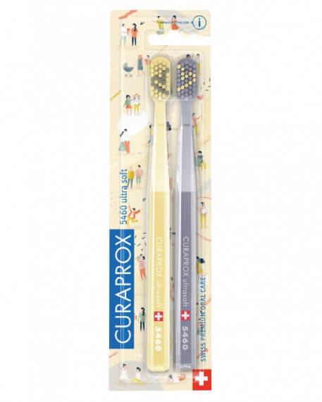 Curaprox zubné kefky - Láskavá edícia 2 (5460 ultra soft - 2 ks v balení)