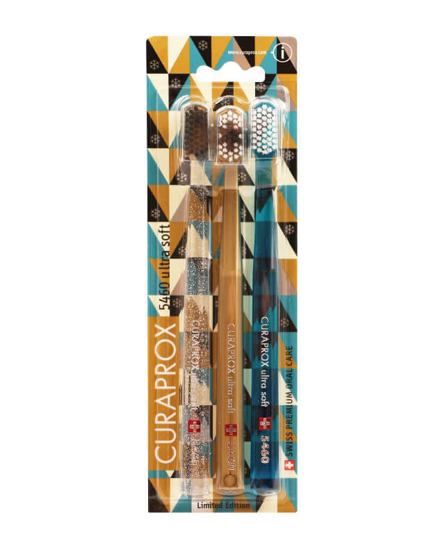 Curaprox zubné kefky - Ľadová edícia (5460 ultra soft - 3 ks v balení) - typ 1