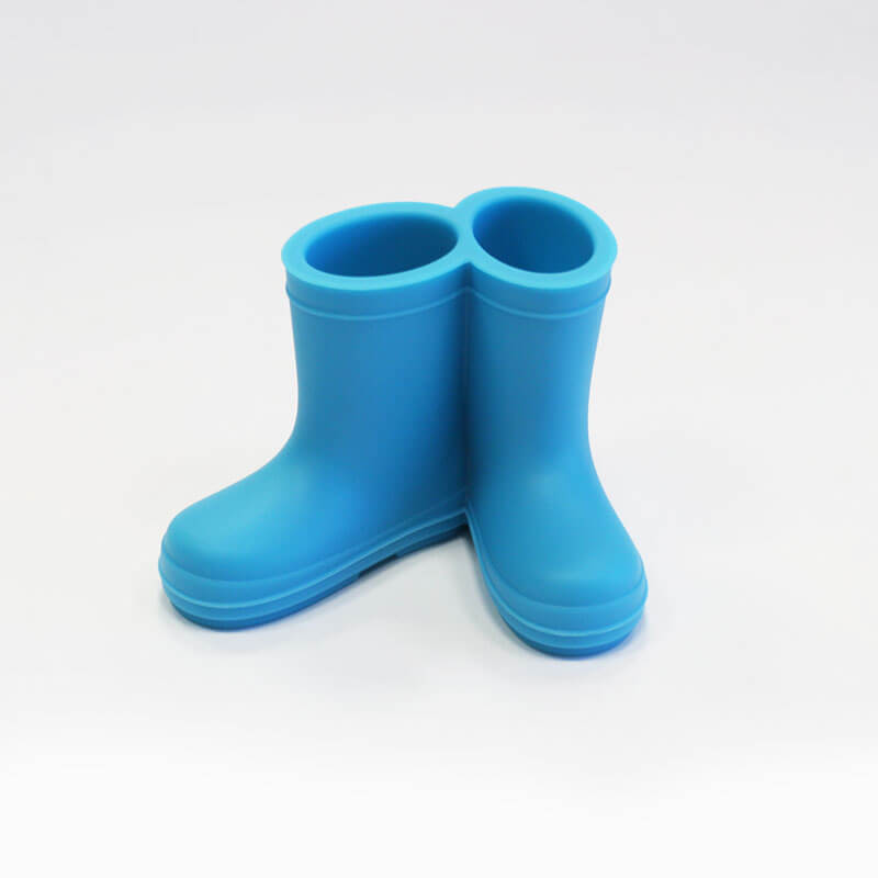 Hoobbe Stojan na zubné kefky - čižmičky (modré)