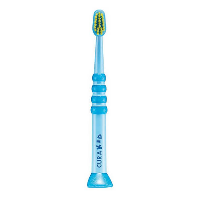 Curaprox 4260 Curakid zubná kefka pre deti ultra soft - modrá so zelenými štetinami, typ 2B