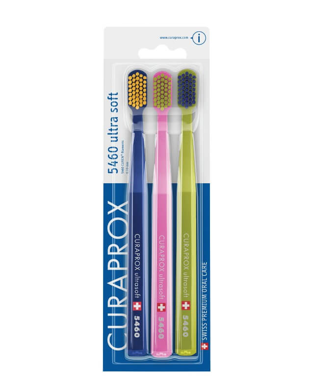 Curaprox 5460 ultra soft zubné kefky trojbalenie - typ 4