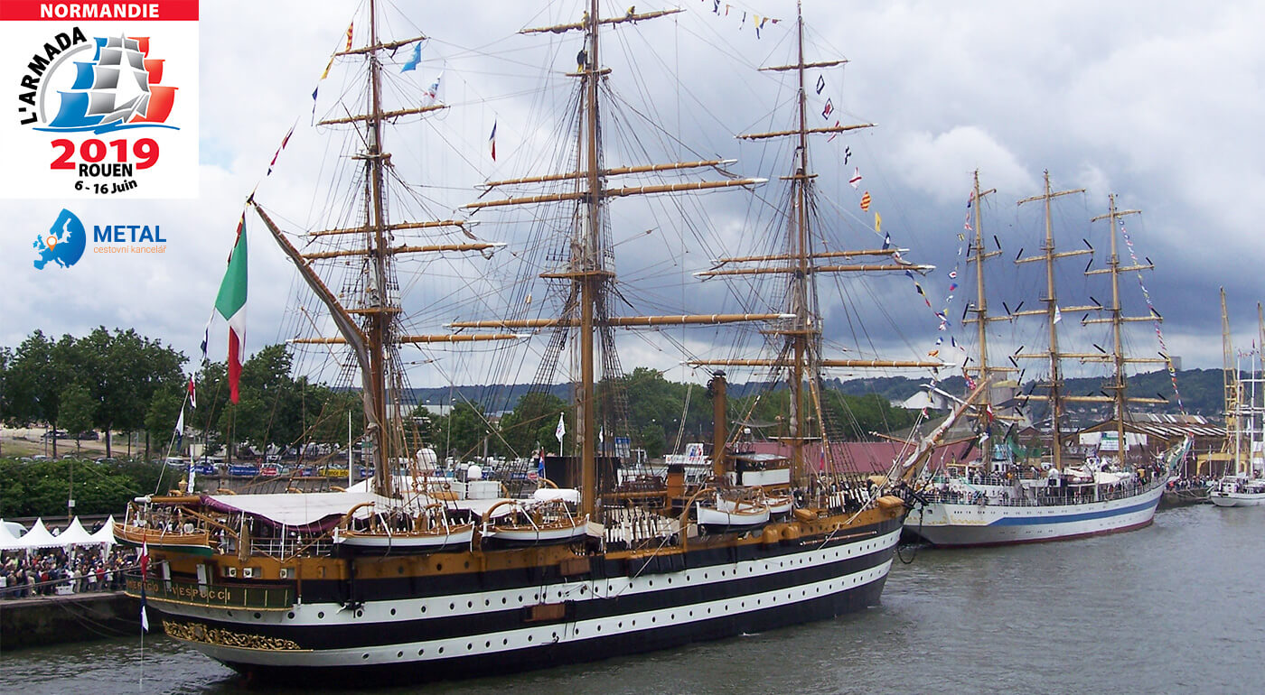 Zájazd Paríž, Rouen a námorného festivalu L´Armada