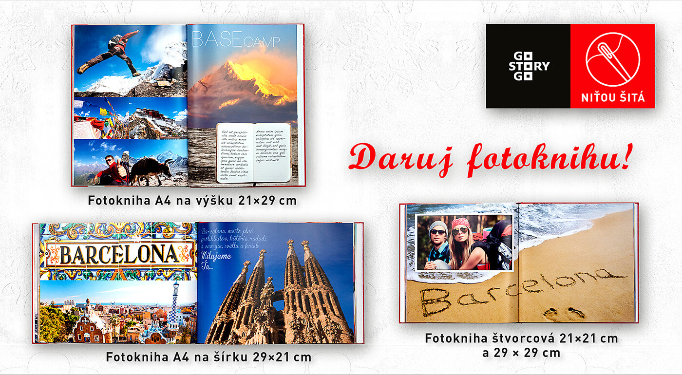 Veľká fotokniha s tvrdými doskami