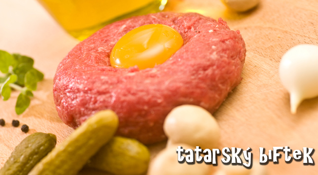 Skvelý tatarský biftek pre dvojicu u Galika v reštaurácii Marianna vo Viničnom.