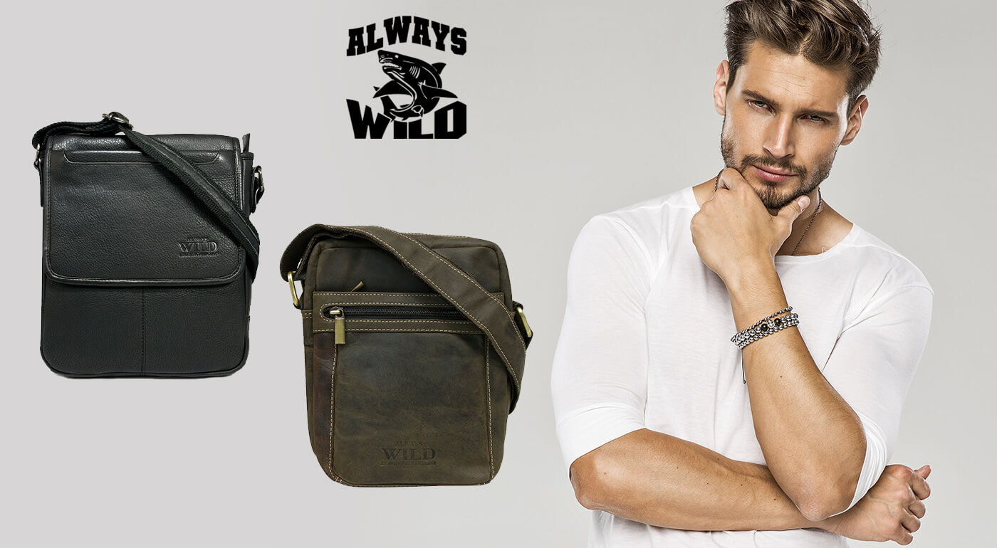 Pánska taška z pravej kože