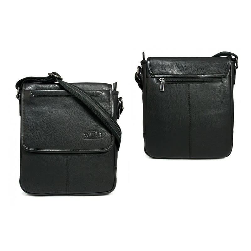 Always Wild 013-NDM pánska celokožená taška (šírka 23 cm x výška 27 cm x hĺbka 6 cm)