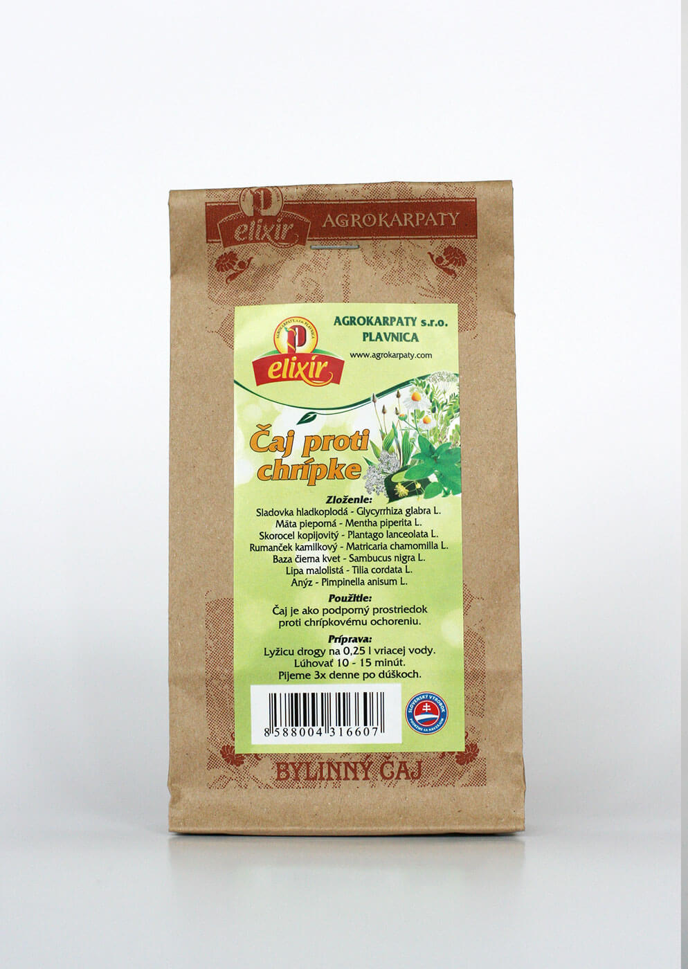Agrokarpaty Elixír Proti chrípke sypaný čaj (30 g)