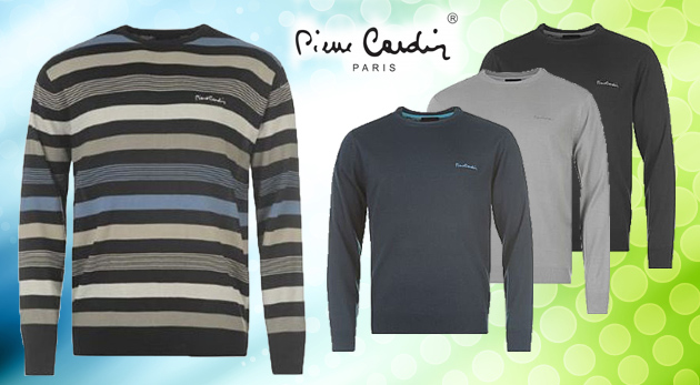 Elegantný pánsky pulóver známej značky Pierre Cardin.